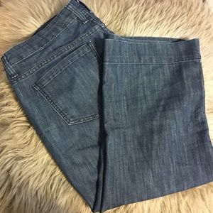 EUC Merona Mid Rise 16 Indigo Cropped Capri Jeans